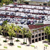 parking space rentals in honolulu Hale Koa Hotel Parking Lot